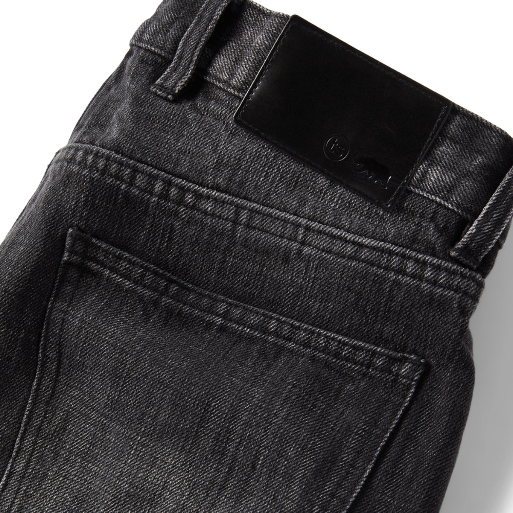 Taylor Stitch Gray Slim Fit Jeans with Classic Denim Weave